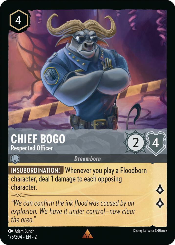 Chief Bogo - Respected Officer - Rise of the Floodborn