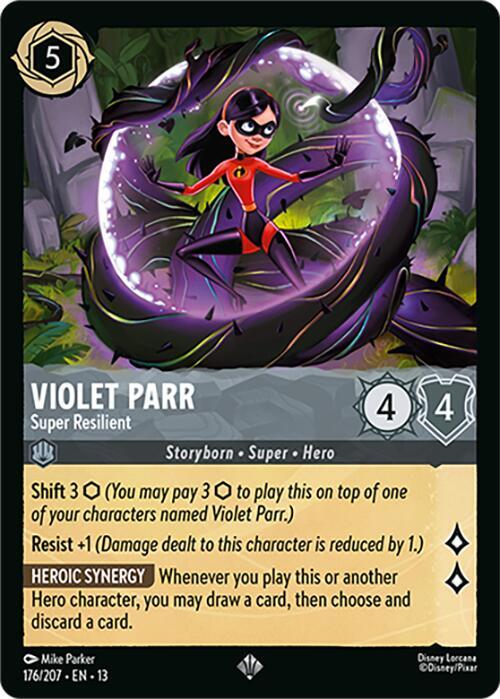 Violet Parr - Super Resilient - 176/207 - Attack of the Vine!