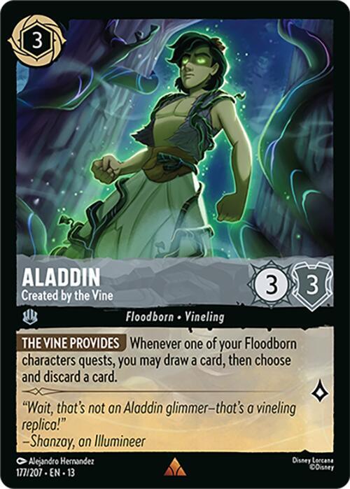 Aladdin - Created by the Vine - 177/207 - Attack of the Vine!