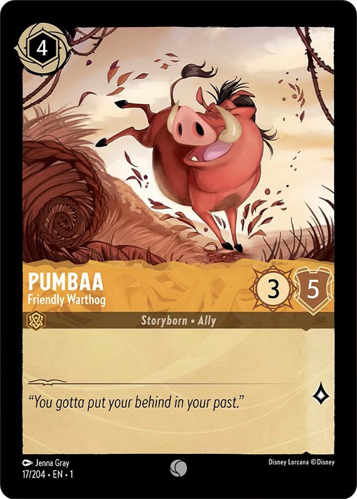 Pumbaa - Friendly Warthog - The First Chapter