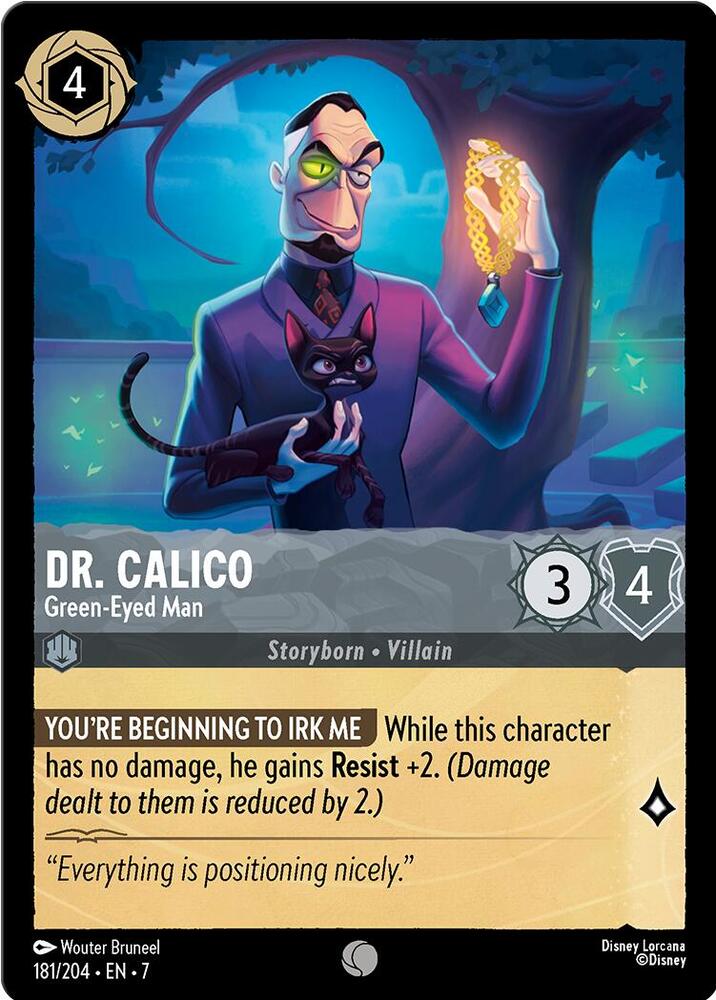Dr. Calico - Green-Eyed Man - 181/204 - Archazia's Island