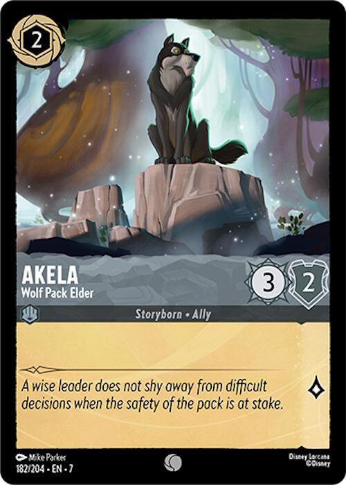 Akela - Wolf Pack Elder - 182/204 - Archazia's Island
