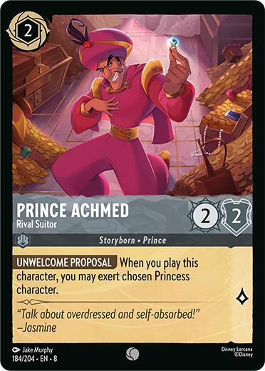 Prince Achmed - Rival Suitor - Reign of Jafar