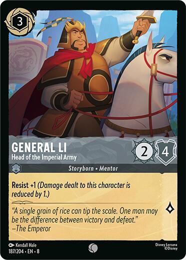 General Li - Head of the Imperial Army - Reign of Jafar