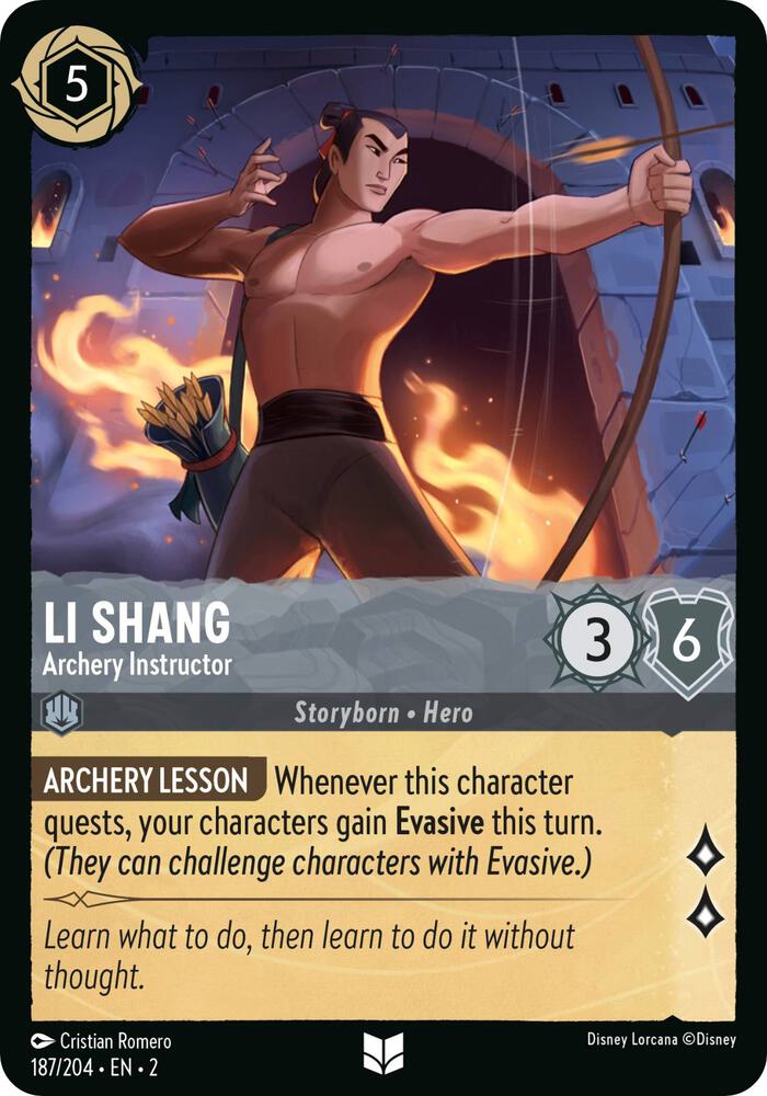 Li Shang - Archery Instructor - Rise of the Floodborn