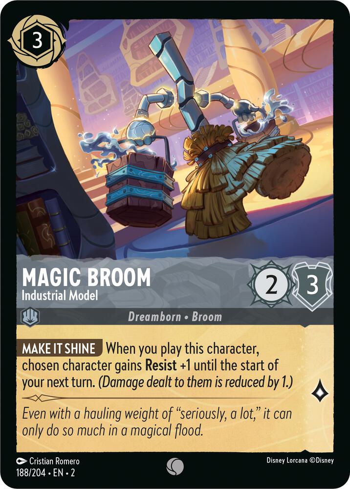 Magic Broom - Industrial Model - Rise of the Floodborn