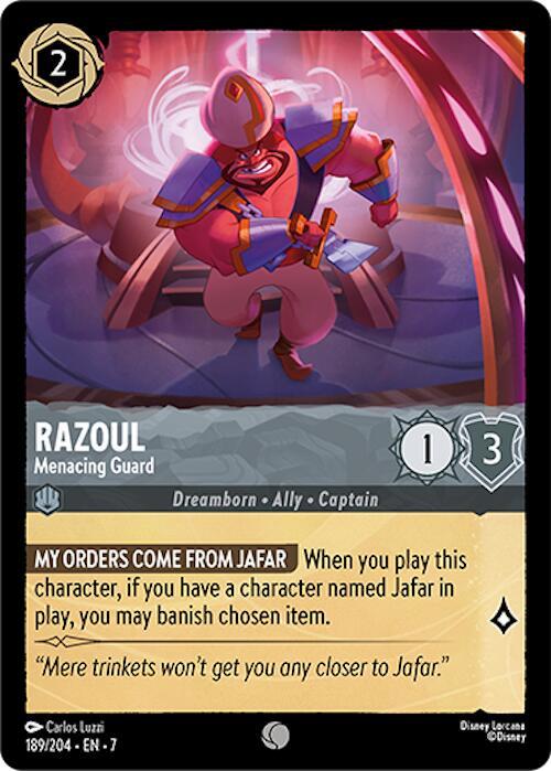 Razoul - Menacing Guard - 189/204 - Archazia's Island
