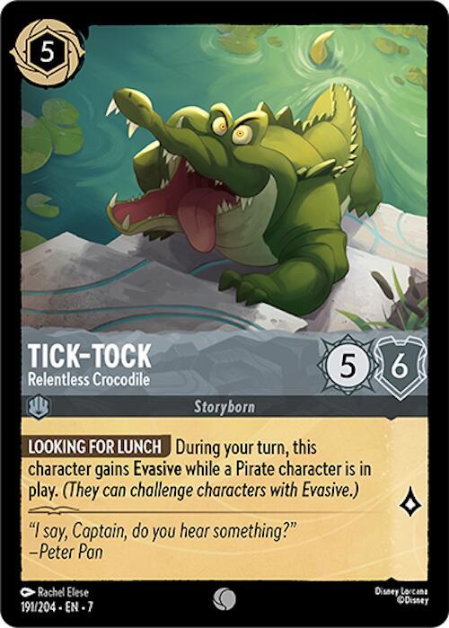 Tick-Tock - Relentless Crocodile - 191/204 - Archazia's Island