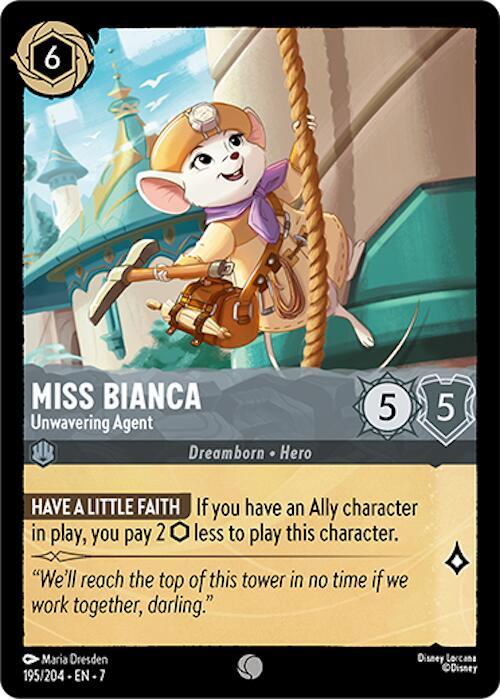 Miss Bianca - Unwavering Agent - 195/204 - Archazia's Island