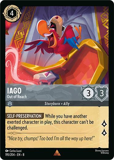 Iago - Out of Reach - Reign of Jafar