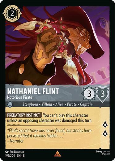 Nathaniel Flint - Notorious Pirate - Reign of Jafar