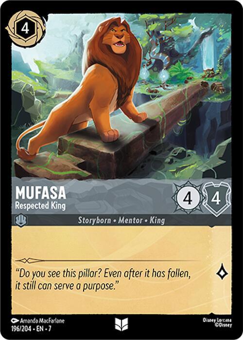 Mufasa - Respected King - 196/204 - Archazia's Island