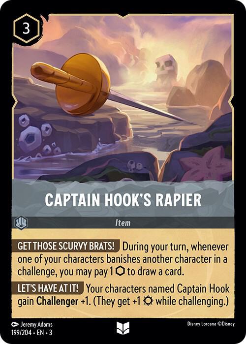 Captain Hook's Rapier - Into the Inklands