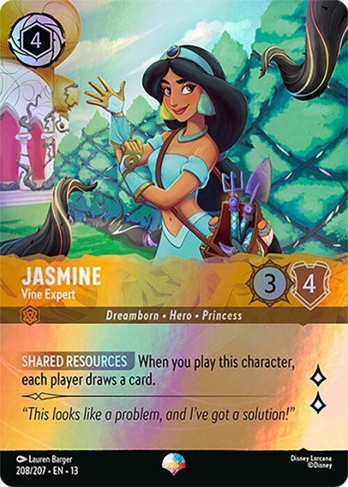 Jasmine - Vine Expert (Epic) - 208/207 - Attack of the Vine!