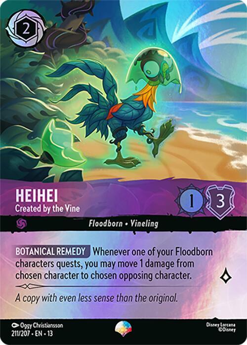Heihei - Created by the Vine (Epic) - 211/207 - Attack of the Vine!
