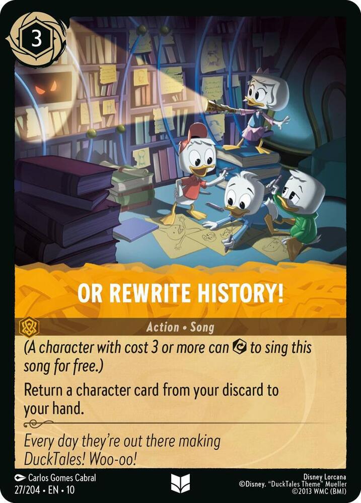 Or Rewrite History! - Whispers in the Well