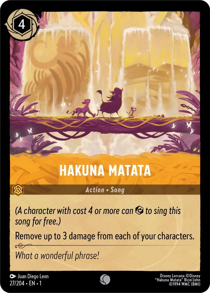 Hakuna Matata - The First Chapter