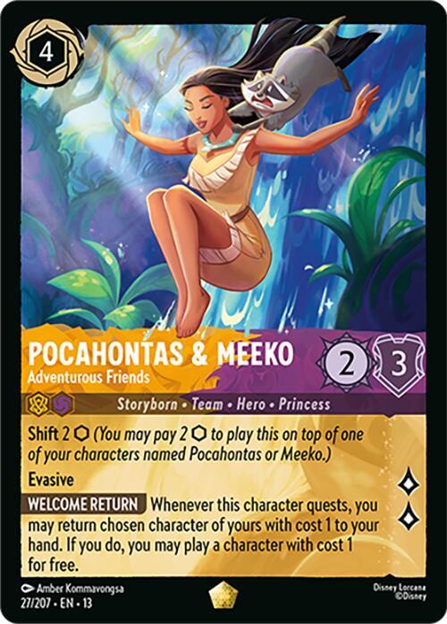 Pocahontas & Meeko - Adventurous Friends - 27/207 - Attack of the Vine!
