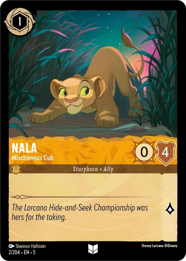 Nala - Mischievous Cub - 2/204 - Shimmering Skies