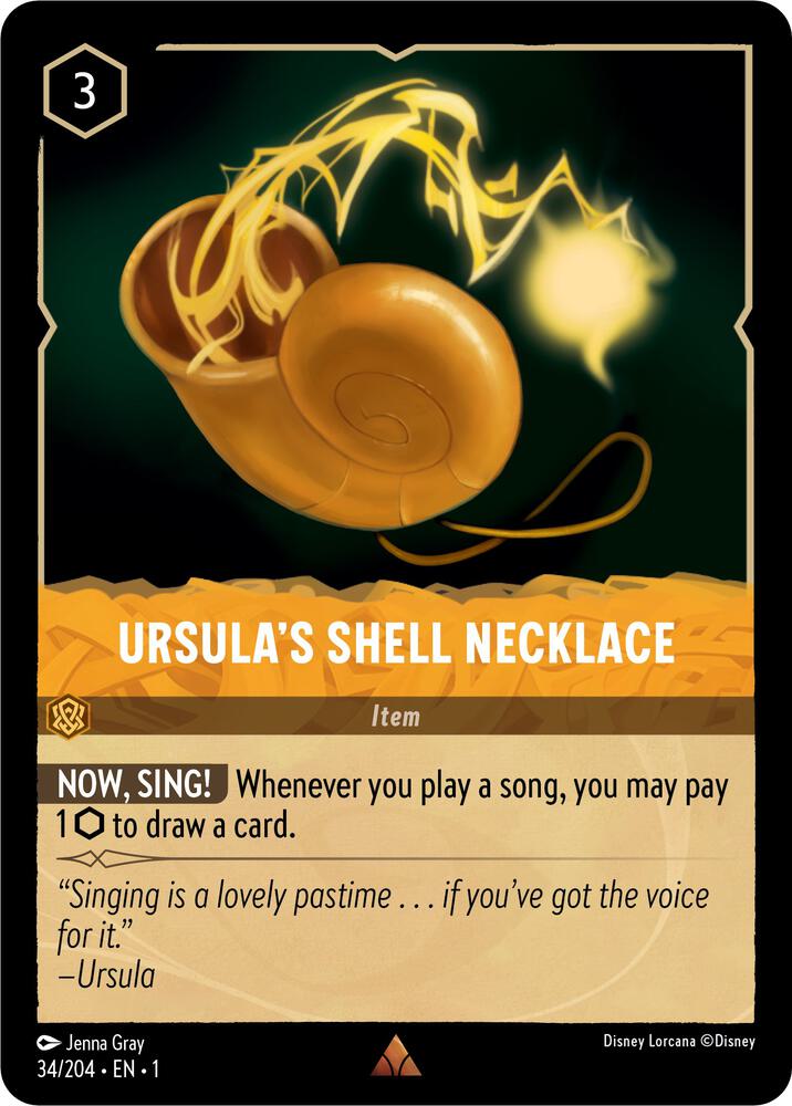 Ursula's Shell Necklace - The First Chapter