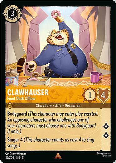 Clawhauser - Front Desk Officer - 35/204 - Reign of Jafar