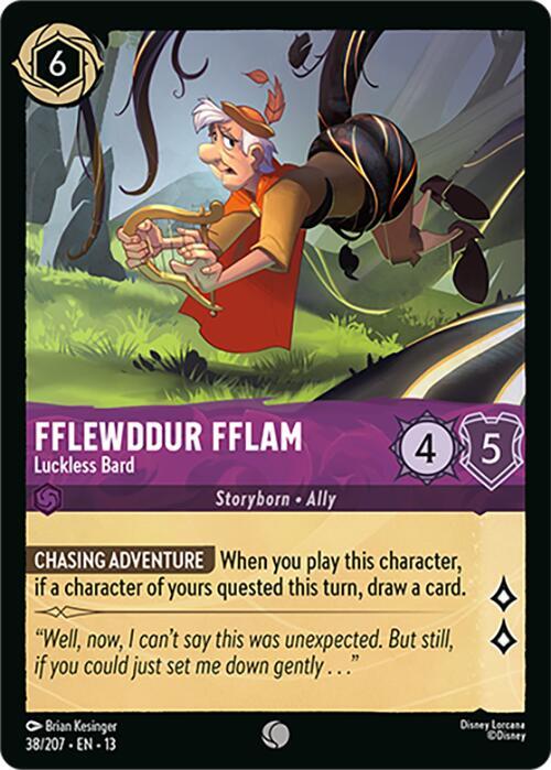 Fflewddur Fflam - Luckless Bard - 38/207 - Attack of the Vine!