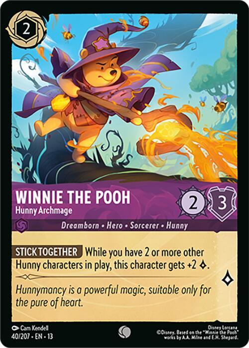 Winnie the Pooh - Hunny Archmage - 40/207 - Attack of the Vine!