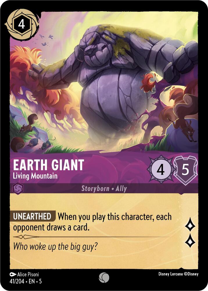 Earth Giant - Living Mountain - 41/204 - Shimmering Skies