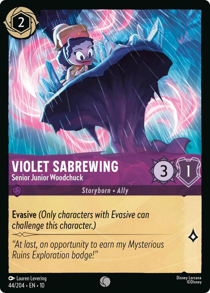 Violet Sabrewing - Senior Junior Woodchuck - Whispers in the Well