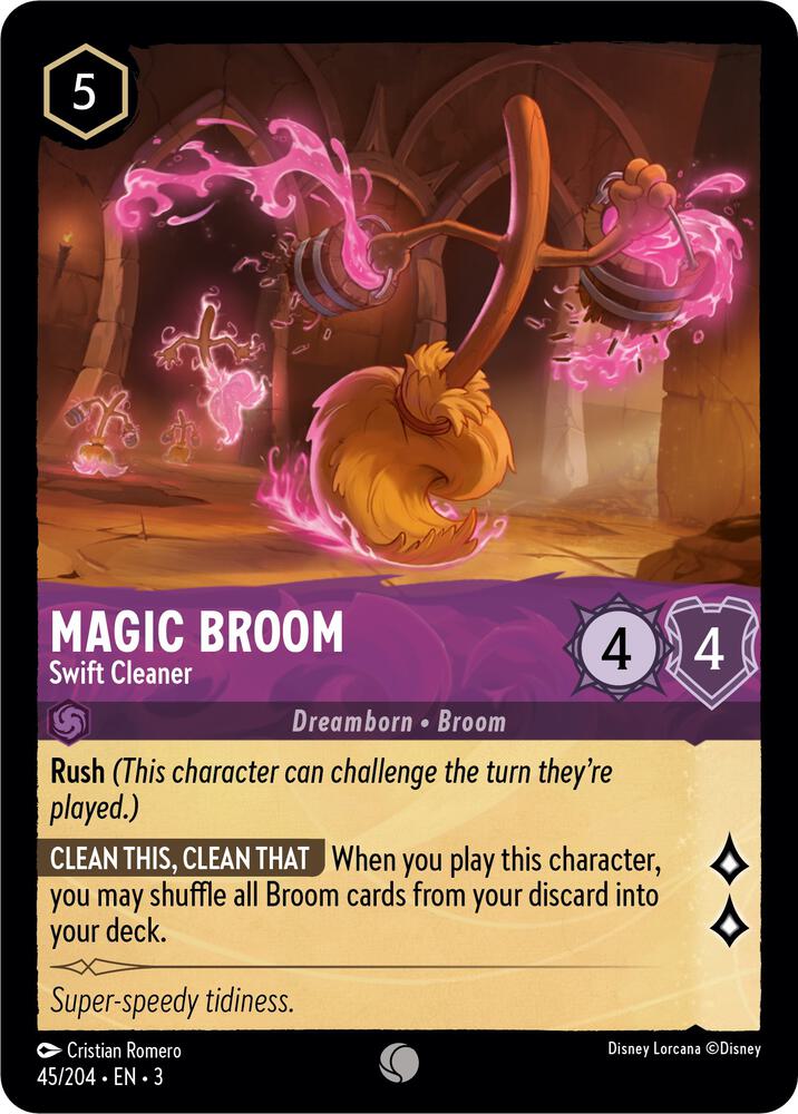 Magic Broom - Swift Cleaner - Into the Inklands