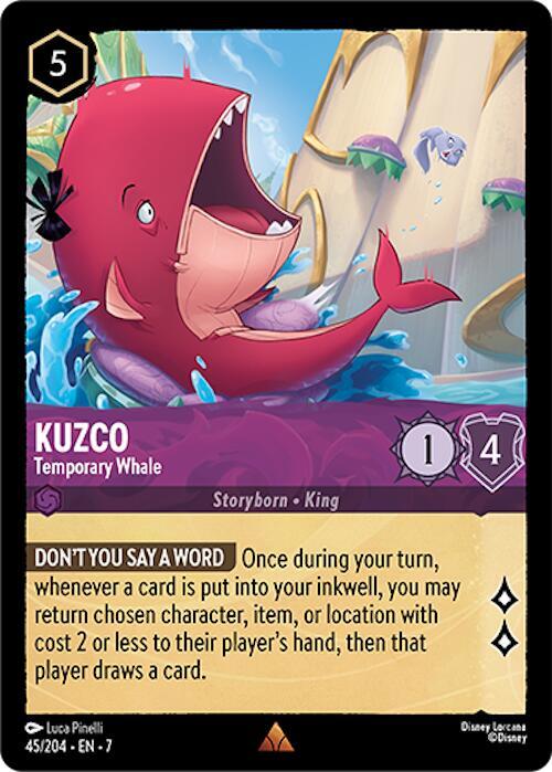 Kuzco - Temporary Whale - 45/204 - Archazia's Island