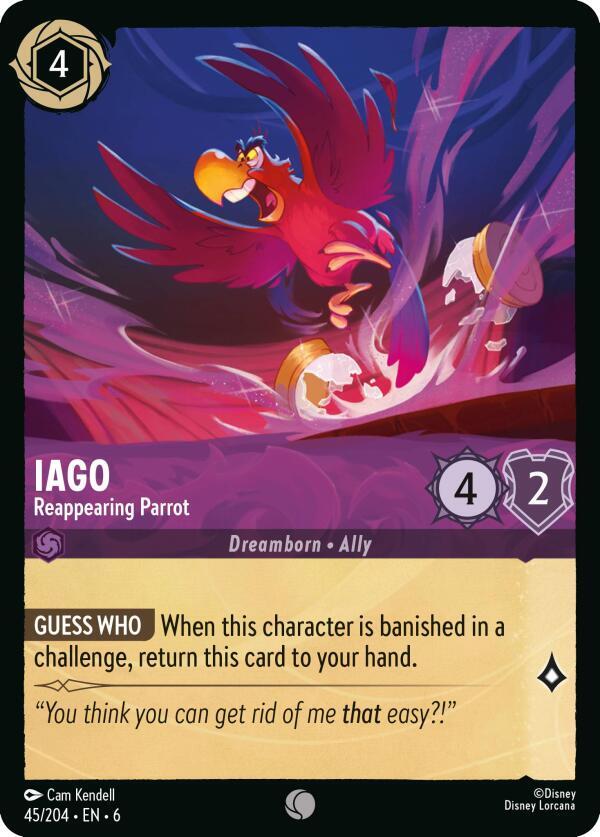 Iago - Reappearing Parrot - 45/204 - Azurite Sea