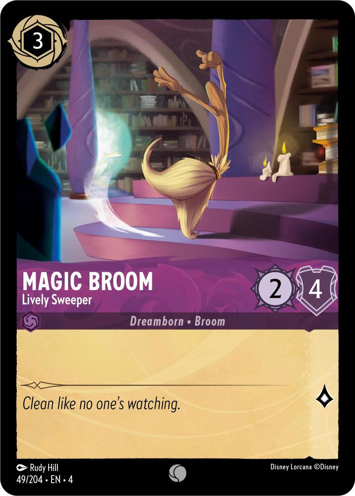 Magic Broom - Lively Sweeper - Ursula's Return