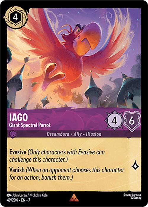 Iago - Giant Spectral Parrot - 49/204 - Archazia's Island