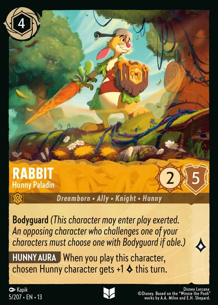 Rabbit - Hunny Paladin - 5/207 - Attack of the Vine!