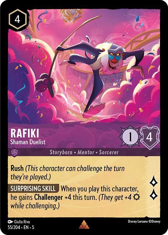 Rafiki - Shaman Duelist - 55/204 - Shimmering Skies
