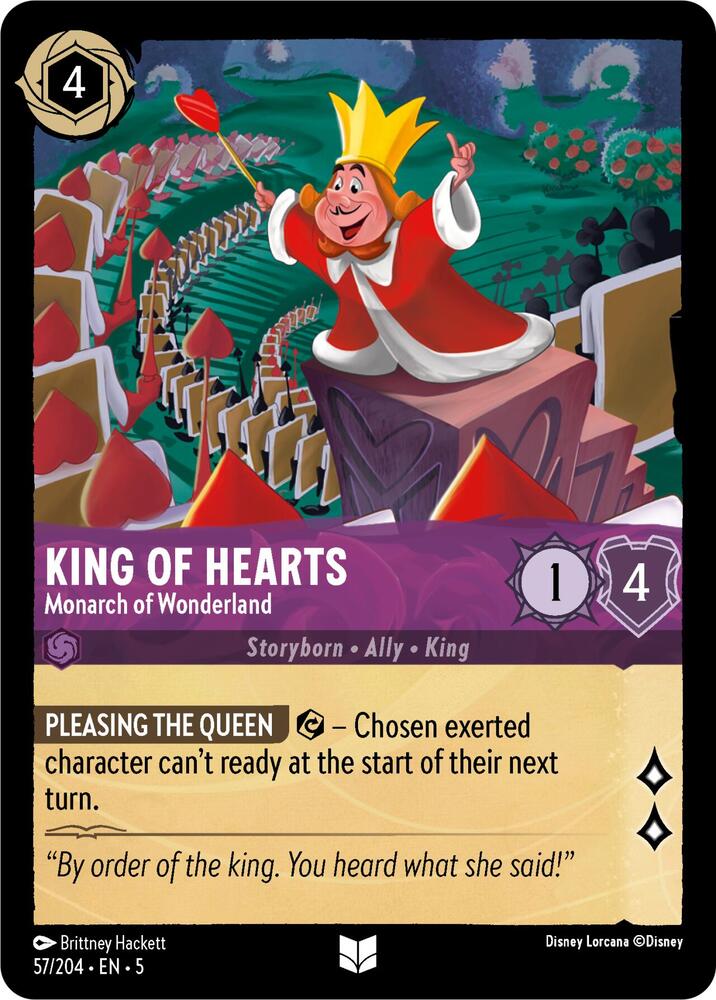 King of Hearts - Monarch of Wonderland - 57/204 - Shimmering Skies