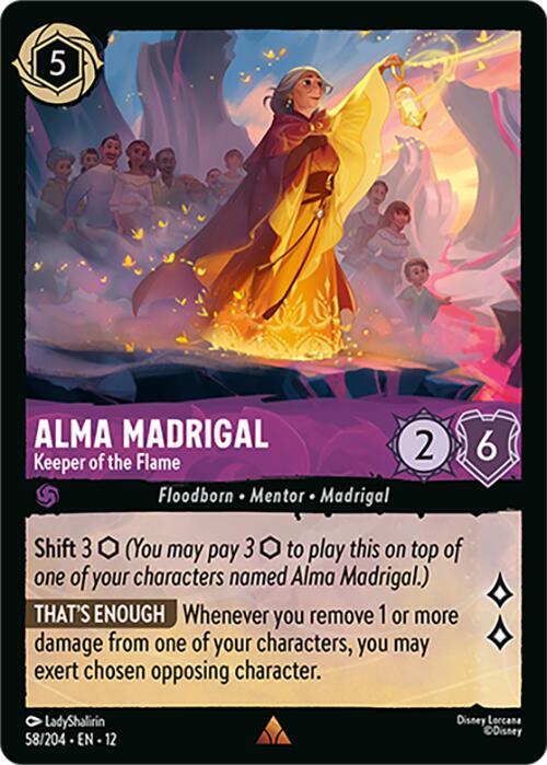Alma Madrigal - Keeper of the Flame - 58/204 - Wilds Unknown