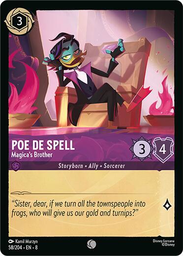 Poe De Spell - Magica's Brother - Reign of Jafar