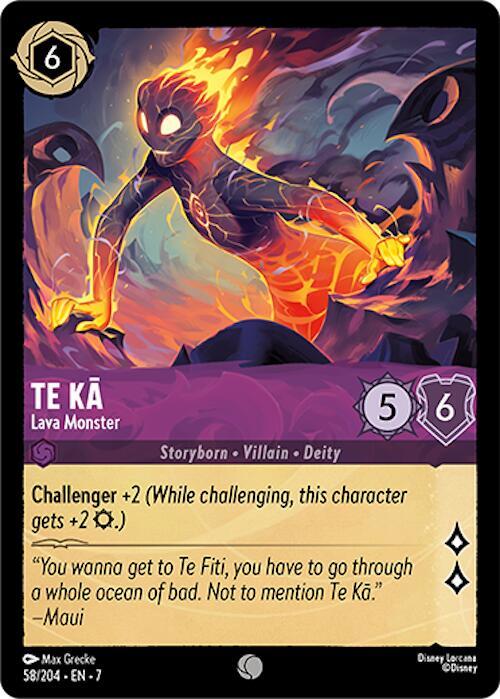 Te Ka - Lava Monster - 58/204 - Archazia's Island