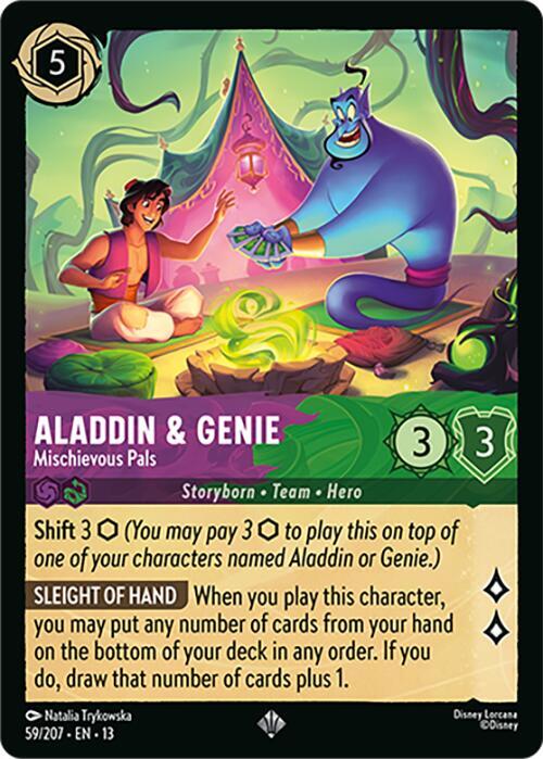 Aladdin & Genie - Mischievous Pals - 59/207 - Attack of the Vine!