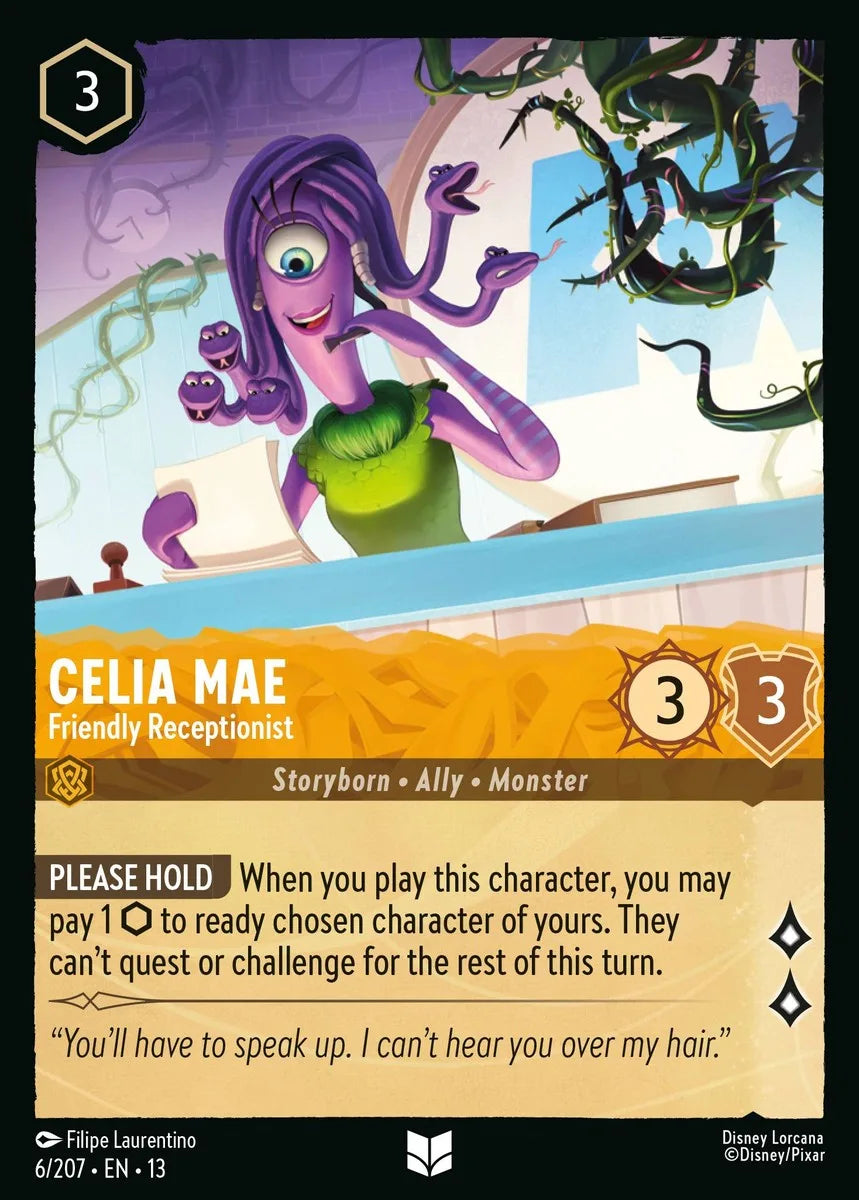 Celia Mae - Friendly Receptionist - 6/207 - Attack of the Vine!