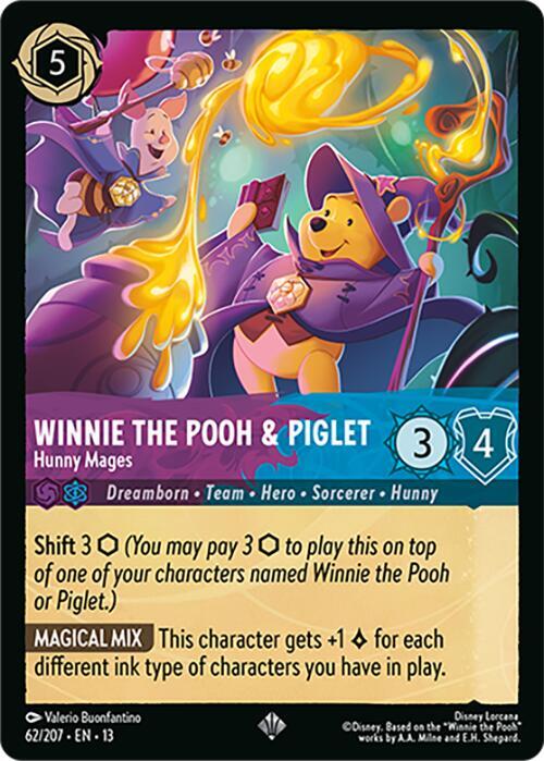 Winnie the Pooh & Piglet - Hunny Mages - 62/207 - Attack of the Vine!