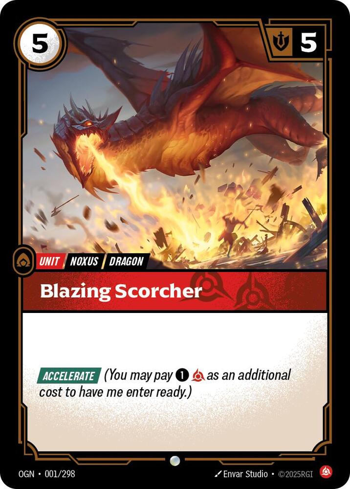 Blazing Scorcher - Origins