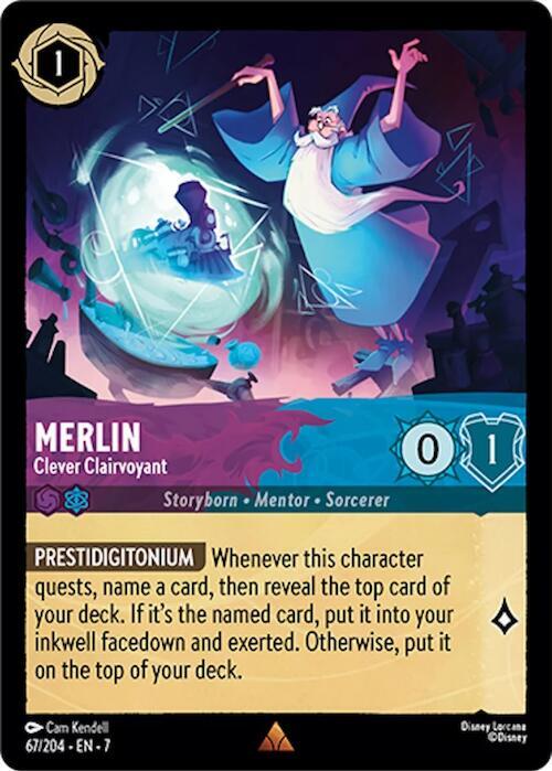 Merlin - Clever Clairvoyant - 67/204 - Archazia's Island