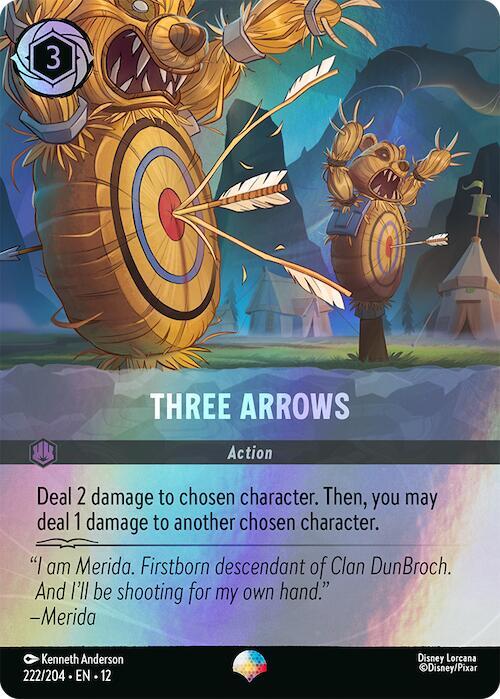 Three Arrows (Epic) - 222/204 - Wilds Unknown