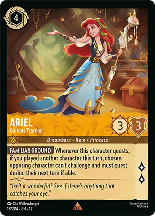 Ariel - Curious Traveler - 18/204 - Wilds Unknown