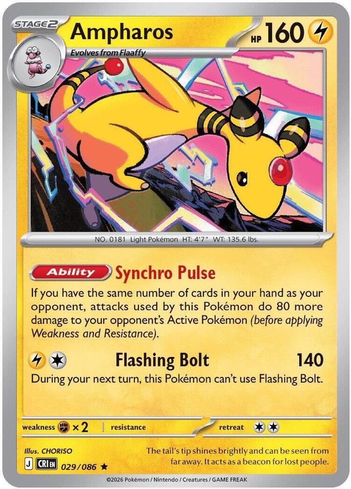 Ampharos - 029/086 - Chaos Rising