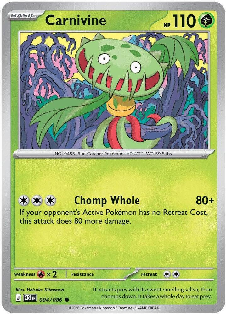 Carnivine - 004/086 - Chaos Rising
