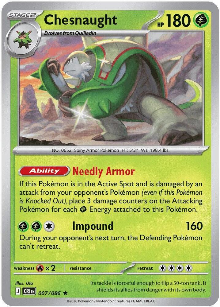 Chesnaught - 007/086 - Chaos Rising